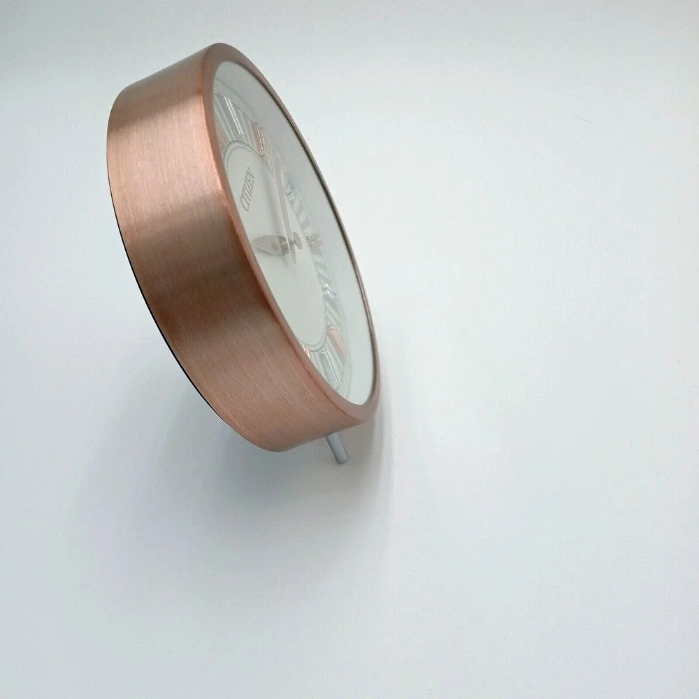 CITIZEN TABLETOP CLOCK THE SANTA MONICA ROSE GOLD -TONE‎ CC1021